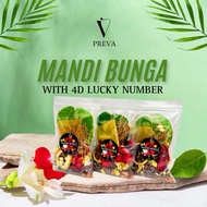 MANDI BUNGA WITH 4D LUCKY NUMBER  ( PREVA )