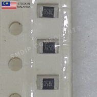 10PCS Taiwan-Grade 7.5R ±1%, 0805 SMD Resistor (7R50)