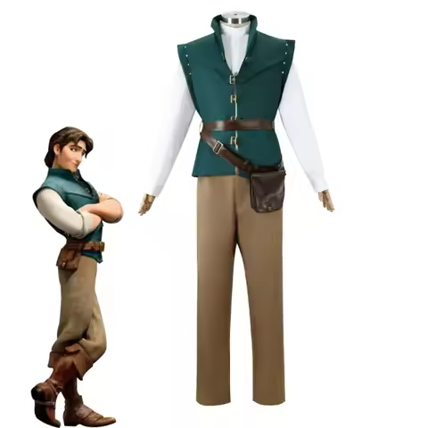 Anime Flynn Rider Rapunzel Carnival Halloween Party Fancy Dress Cosplay Costumes Tangled Rapunzel Pr