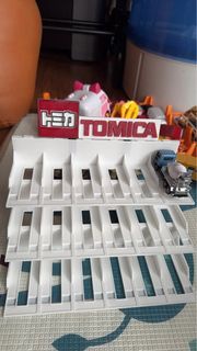 TOMICA展示架 3D列印車仔比例3層收納立體停車架 3d列印