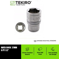 MATA TEKIRO 6PT SOCKET BIT 1/ 2" 27MM ORIGINAL TEEKIRO SOCKET 27 MM