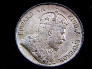 British Hong Kong - 1904年英屬香港一仙(Copper Cent)銅幣(英皇愛德華七世像,有H標記)