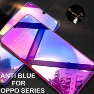 Anti Blue Light Tempered Glass OPPO A5 A7 A9 2020 A1K A3S A5S A31 A33 A37 A52 A53 A59 2020 UV SCREEN