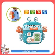 CRAB ATM PIGGY BANK WITH SAFETY PASSWORD - 6655