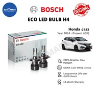 BOSCH Eco H4 LED Headlamp Bulb Cool White (2pcs) 12V 24W for Honda Jazz (Year 2014-Present(GK) Lampu