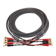 Hifi Banana Jack to Banana Jack Speaker Cable Banana Pure Copper Speaker Wire With Banana Plugs Audi