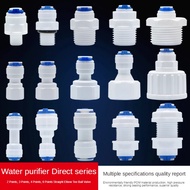 Fit for 1/4" 3/8" OD Tube Straight  Equal Reducer Connector Fitting Aquarium Reverse Osmosis RO Wate