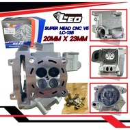 LC135 SUPER HEAD CNC LEO 20/23 LC 135 RACING HEAD 20MM 23MM CNC RACING HEAD V5 FZ150 FZ 150 Y15ZR Y1
