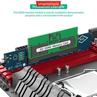 SMARTSIMPLE Laptop SO DDR4 RAM to Desktop DDR4 Adapter Card Memory Tester SO DIMM 4 to DDR4 Converte