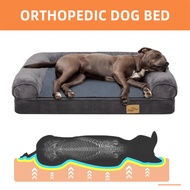 Large Orthopedic Dog Bed Sofa-type Waterproof Calming Couch Mattress Sponge Foam Removable Washable 