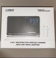 ITFIT 三合一多功能無線充電板  3-in-1 Multifunction Wireless Charger (with 30W travel adapter)