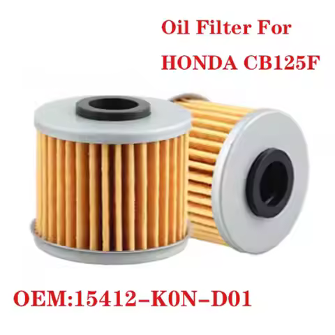 1pc Oil Filters Element High Quality Filter Paper for HONDA CB125F OEM 15412-K0N-D01 Motorcycle Acce