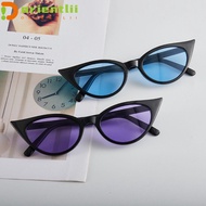 ORIENTLII Sun Protection Sun Glasses, Colorful UV 375 Protection Cat Eye Shape Sunglasses, Fashion S