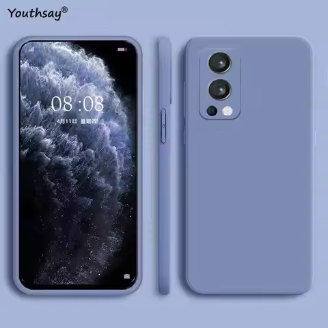 For Oneplus Nord 2 Case Oneplus Nord 3 CE 2 Lite Cover Funda Original Liquid Silicone Soft Phone Bum