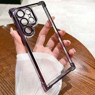 เคสโทรศัพท์กันตกชุบไฟฟ้า ใช้ได้กับไอโฟน 15 โปร แม็กซ์/16 โปร แม็กซ์/16 โปร/14 โปร แม็กซ์/14 โปร/13 โ