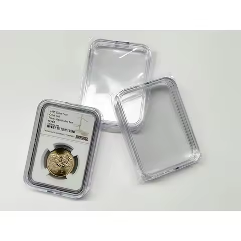 1pcs Pccb Transparent Storage Box Display Identification Coin Clear Slab Protection Box for NGC Slab