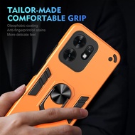 Casing for Honor 500 Smart Shockproof Magnetic Armor Casing Anti-Fall Bumper Ring Holder Hard PC Cov