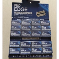 Pro Edge Razor 100 Pieces (1 Pack) Astra Hair Clipper Special Refill Razor