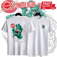 [ Ready Stock in Malaysia ] Santa Merry Green Hand Baju Viral Lelaki Men T shirt Baju T shirt Lelaki Baju Perempuan Unisex T shirt Baju Lelaki Baju Perempuan
