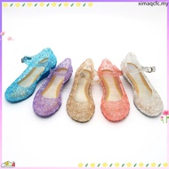 Baju Baby Girl Frozen 2 Elsa Anna Princess Shoes Kids Girls Crystal Jelly Sandals Princess Elsa Role