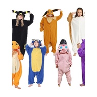 kids pyjamas Children Pokémon Cartoon One-Piece Pajamas Gengar Gengar Shark Pikachu Fire Dragon Soni