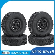 4Pcs 67mm Tire Wheel Tyre for  C14 C24 C34 C44 C24-1 FJ40 1/16 RC Car Upgrade Parts Spare Accessorie