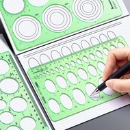 Draw Circle Template Ruler Large Circle Oval Combination Circle Drawing Ruler Student Use Engineerin