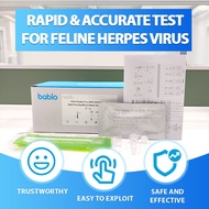 Kit Uji Cepat Antigen Virus Herpes Kucing (FHV Ag) - Feline Herpes virus antigen Rapid Test Kit, Cep