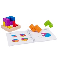 3D Cube Puzzle Block Puzzle Cube for 3 4 5 6 7 8 9 10 Year Old Birthday Gift