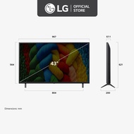 [New] [Online Exclusive] [Pre-Order] LG NanoCell AI NANO80A 4K Smart TV (2025) | α7 AI Processor 4K 