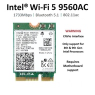 NEW Intel WiFi 5 9560AC Wireless Card Bluetooth 5 M.2 NGFF 9560NGW 9560 AC