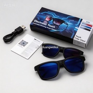 Change color GV90 Smart AI Glasses Bluetooth HD Call headset Anti Blue-Light sunglasses Voice Assist