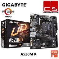Gigabyte A520M K AM4 M-ATX Motherboard + AMD Processor Combo(5500/5500GT/5600GT/5600X)