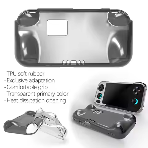 For Anbernic RG476H Anti-Drop TPU Case Wear-Resistant Waterproof Shockproof Clear Game Controller Pr