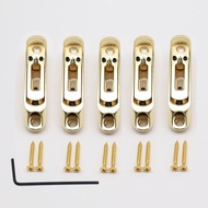 WK-5 String Bass Guitar Bridge Saddle Single Individual Bridge Saddles Tailpiece for Bass Guitar