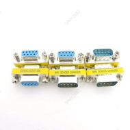 DB9 Mini 9Pin Male Female converter Gender Adapter RS232 Serial plug Com Connector  MY26B2