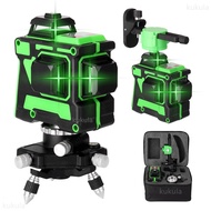 12 Lines 3D Self-Leveling Laser Level 360 Horizontal & Vertical Cross Super Powerful Green Laser Lin
