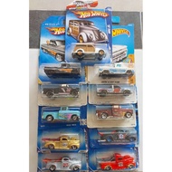 Hotwheels '56 Flashsider '40 Ford Pickup Custom '62 Chevy Pickup Chevy 1500 '40 Ford Truck '37 Ford