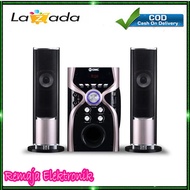NEW Speaker GMC 887G/885b Salon Aktif Karaoke Bluetooth Radio USB Original