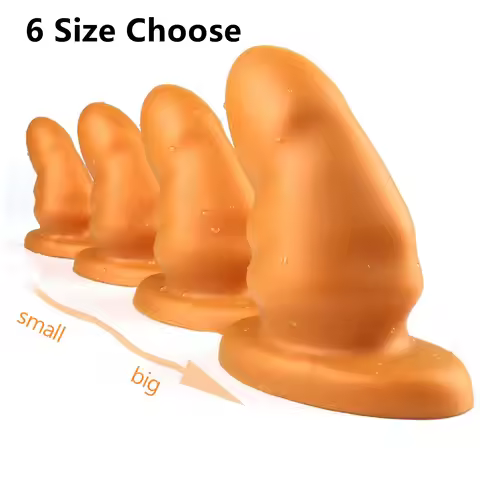 Butt​Plug For Man 6 Size Small Big Huge Xxxl Anal Plug Women Butt​ Plug For Woman Silicone Big Butt​
