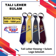 [CUSTOMIZED] BELIAN BORONG/ TALI LEHER SULAM LOGO/ NECK TIE/ TALI LEHER ZIP  SULAM LOGO/ SEKOLAH RENDAH PENGAWAS PELAJAR