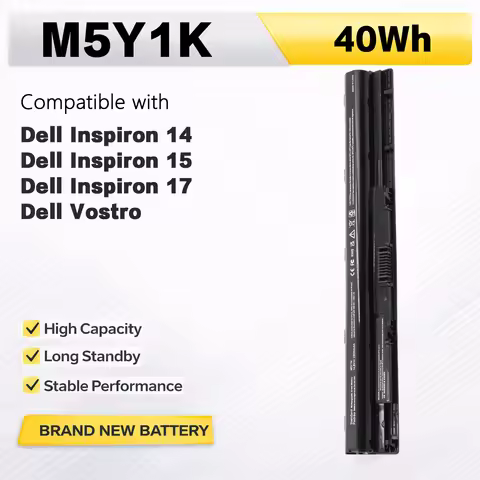 PowerHub M5Y1K Battery For Dell Inspiron 14 15 17 5000 3000 Series 5559 3451 3558 3567 5755 5756 545