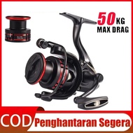 Fishing Reel Mesin Pancing 50kg Drag Spinning Reel17+1BB Double Spool Reel