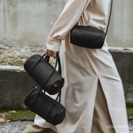 Niche Genuine Leather Pillow Bag Female 2025 Soft Sheepskin Portable Cylinder Japan Aeta Deerskin Pa