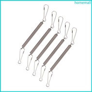 HO 5PCS Metal Spring with 2 Clips Stainless Steel Fixing Water Dispenser for Rabbit