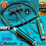 【MY-12H】Bluetooth neckband headphones with 300 hours of battery life. Wireless stereo neckband headp