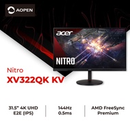 ACER NITRO XV322QK KV 31.5-Inch IPS 4K UHD 144Hz 0.5ms Zero Frame Slim Flat FreeSync Premium Gaming Monitor [3840x2160]