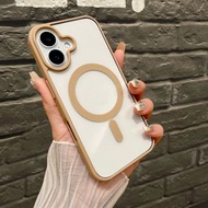 casing iPhone 16 Pro Max 16 Plus 15 Pro Max 14 Pro Max Magnetic Phone Case