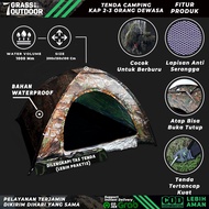 Tenda Kemping Camping Kemah Gunung Berburu 2 3 Dan 4 5 Orang Dewasa Camo Loreng Anak Anak Jumbo Pikn