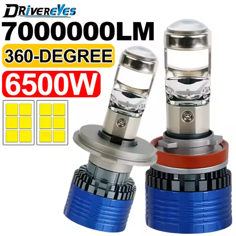 H7 H4 H11 LED Projector Lens Headlight Canbus H8 9005 9006 HB3 HB4 9012 Car Bulbs Turbo High Power M